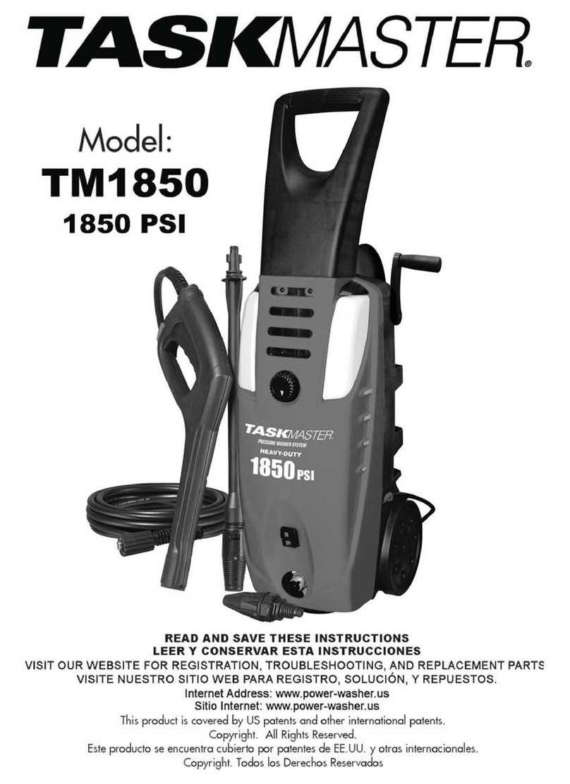 TASKMASTER TM1850 instructions