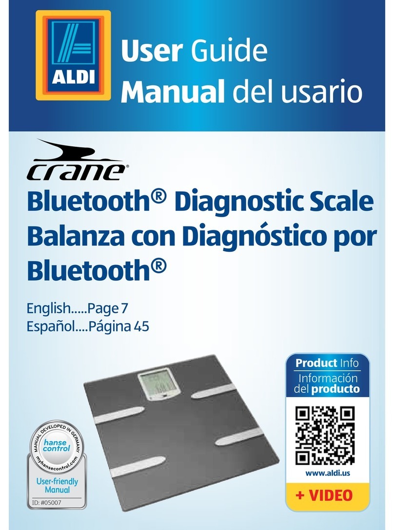 ALDI Bluetooth Diagnostic Scale user guide