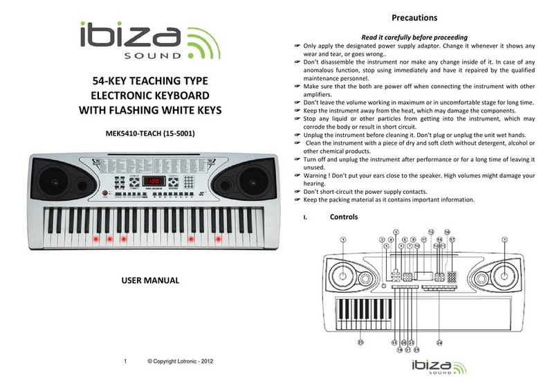Ibiza MEK5410-TEACH user manual