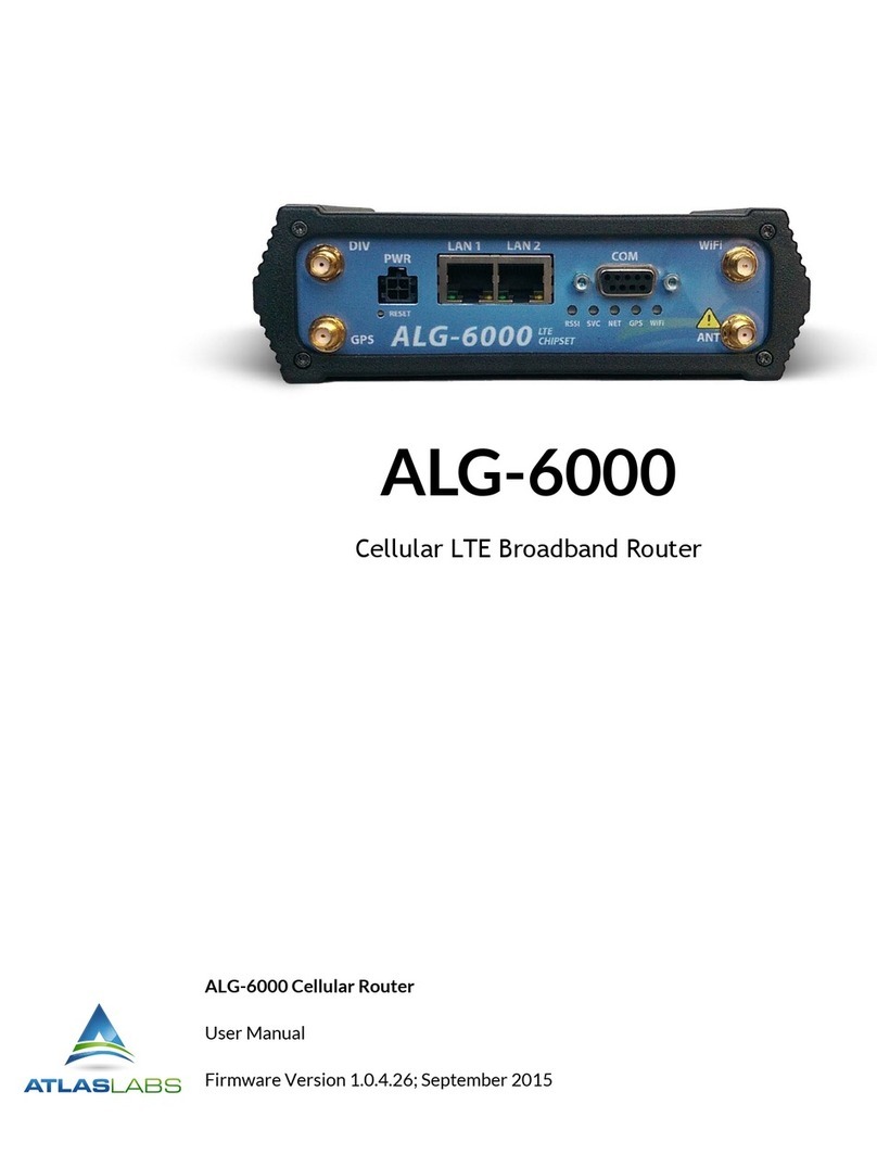 ATLAS LABS ALG-6000 user manual