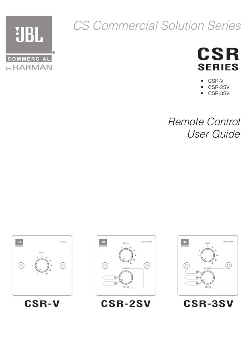 JBL CSR-V user guide