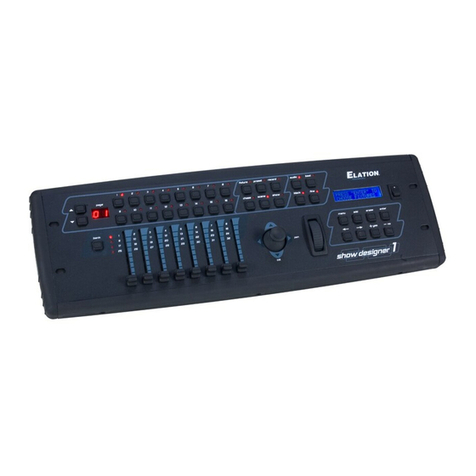 Elation SHOW DESIGNER 1 User manual Elation SHOW DESIGNER 1 User manual
