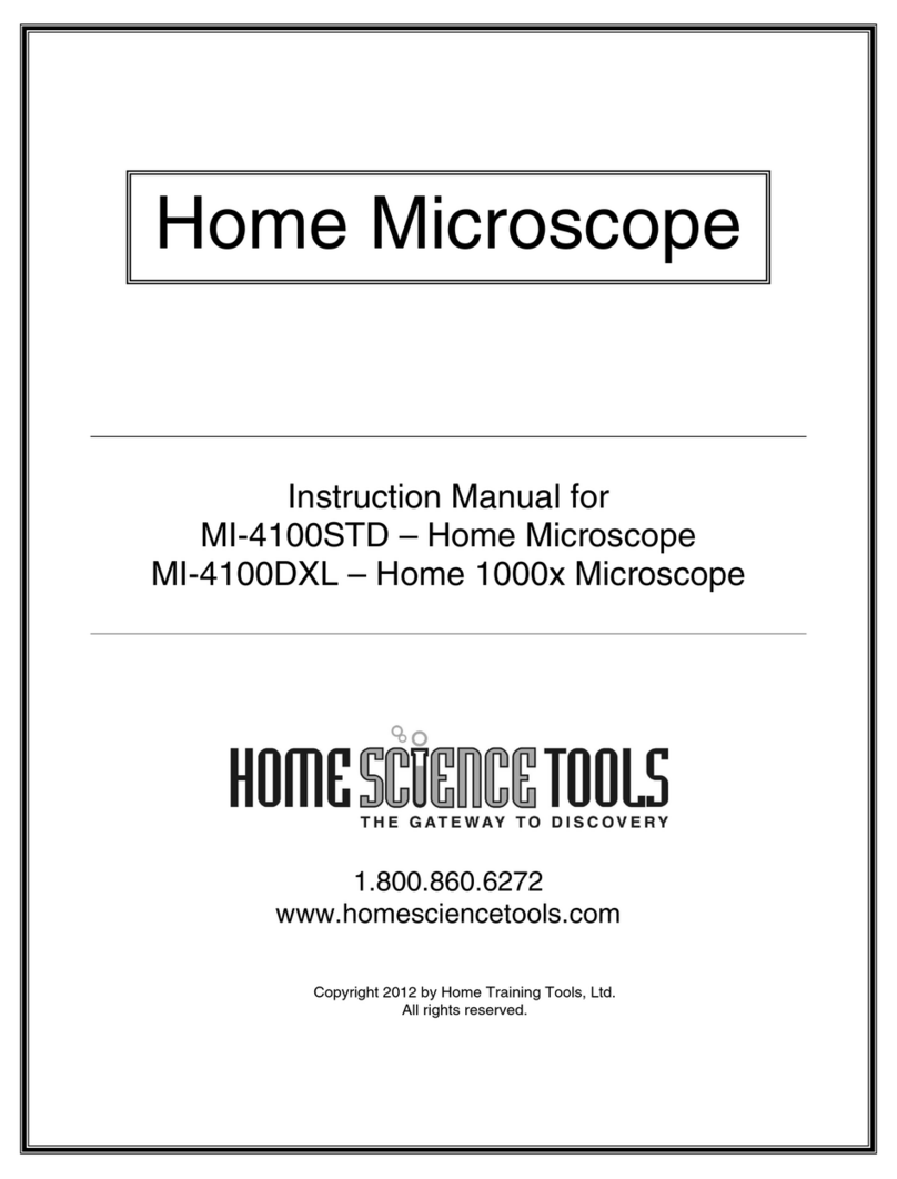 Home Science Tools MI-4100STD User manual