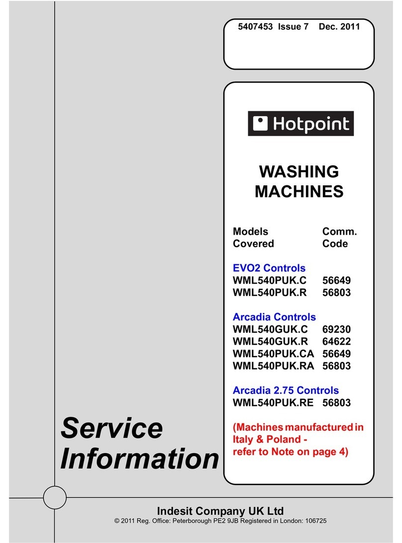Hotpoint WML540GUK.R Operating and installation instructions