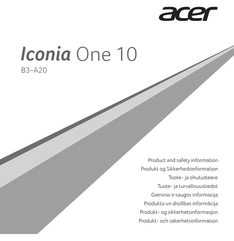 Acer B3-A20 Original instructions Acer B3-A20 Original instructions