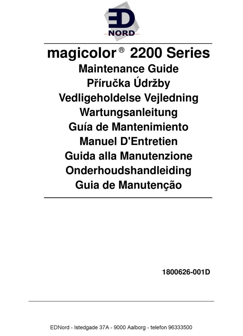 EDNord magicolor 2200 series Operating manual EDNord magicolor 2200 series Operating manual