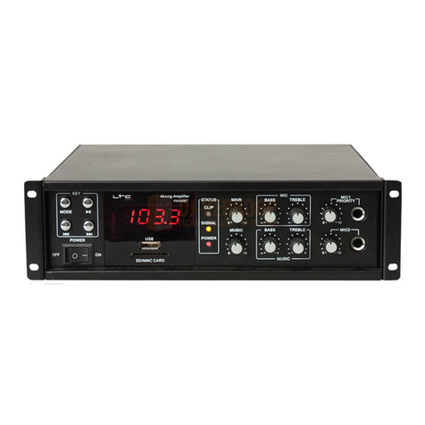 Ltc Audio PAA80BT instruction manual