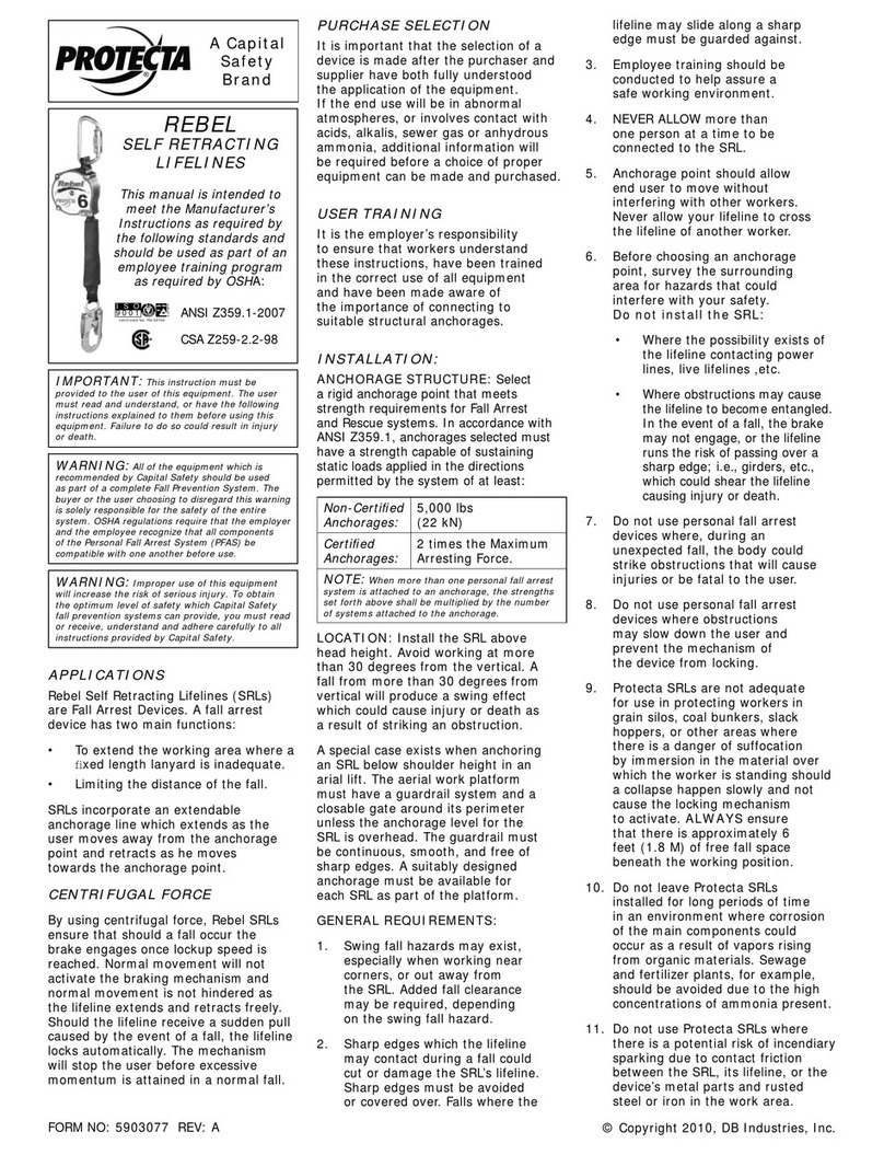 Protecta REBEL user manual