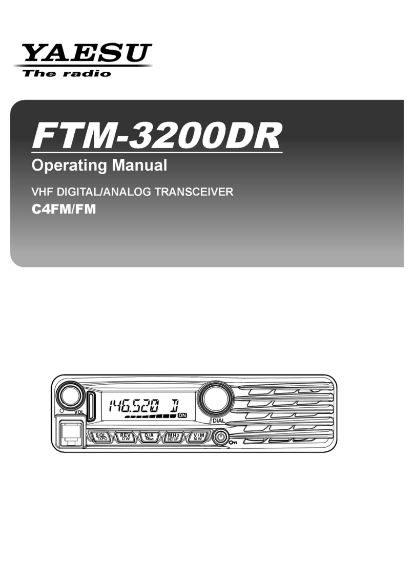 Yaesu FTM-3200DR User manual