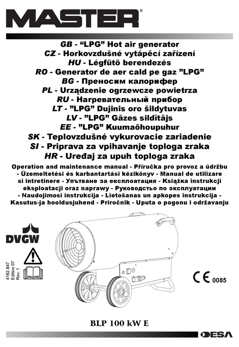 Master BLP 100 kW E User manual