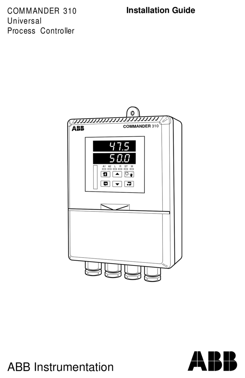 ABB COMMANDER 310 installation guide