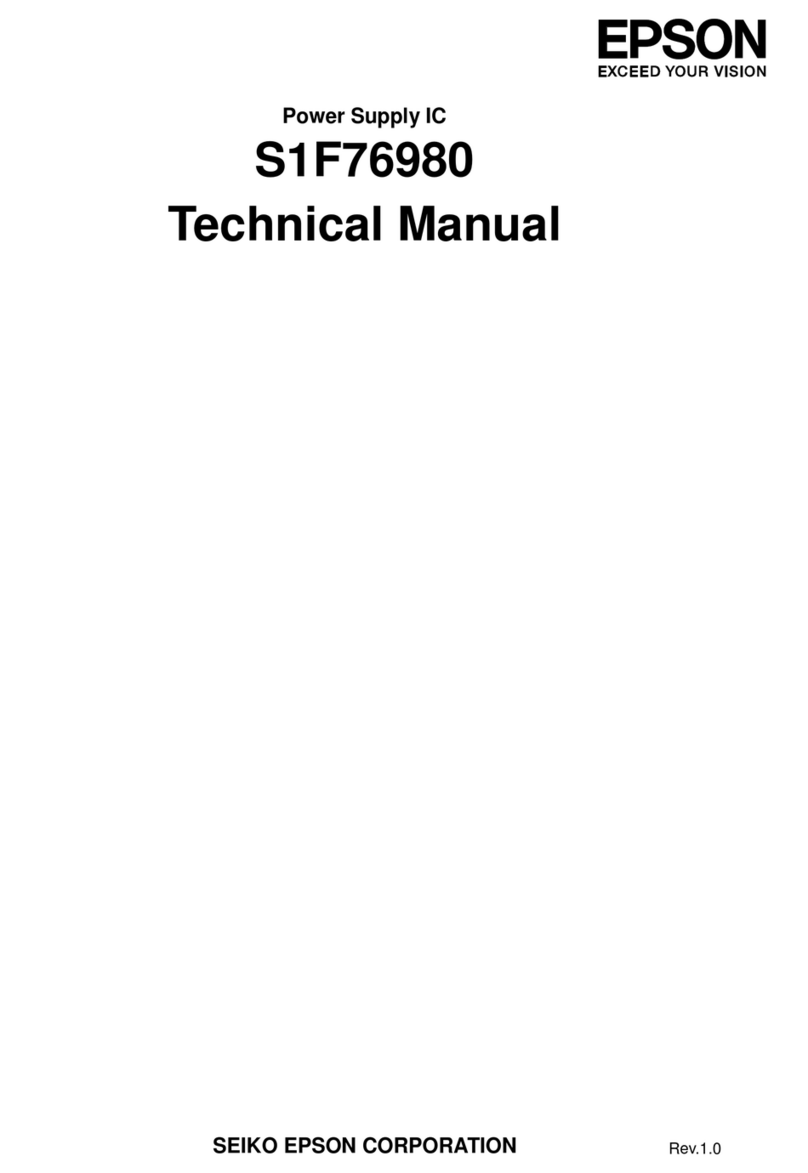 Epson S1F76980 User manual