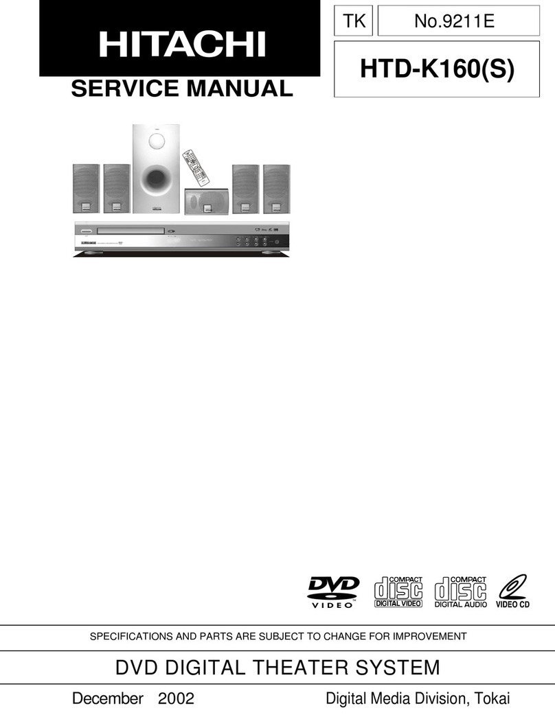 Hitachi HTD-K160 User manual Hitachi HTD-K160 User manual