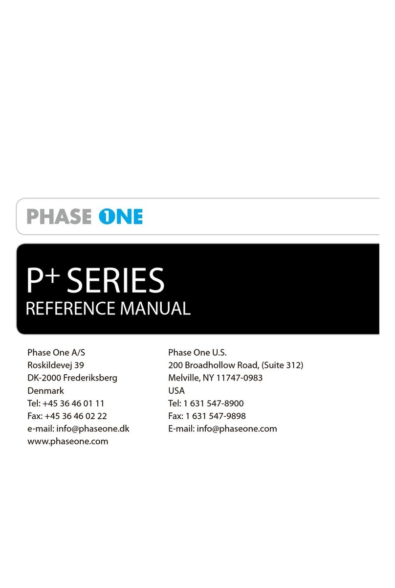 PhaseOne P+ Series Reference manual