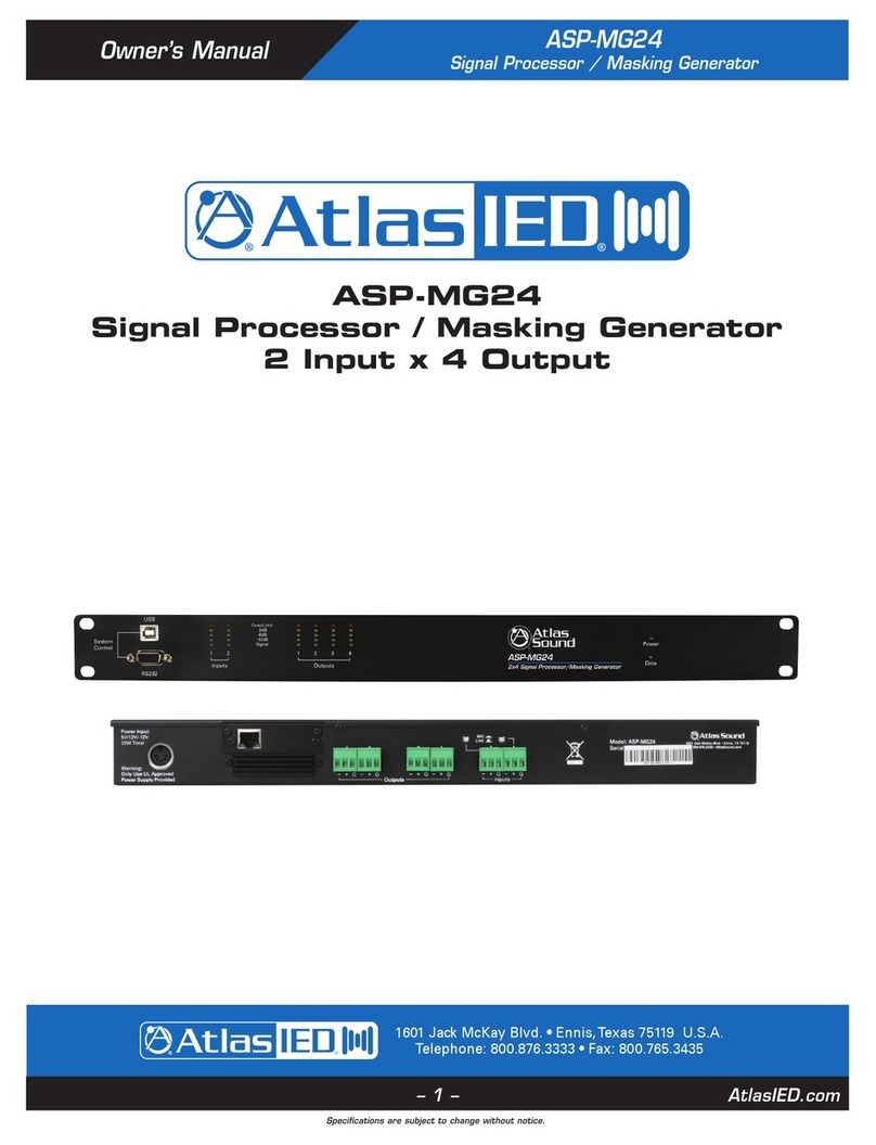 Atlas IED ASP-MG24 User manual