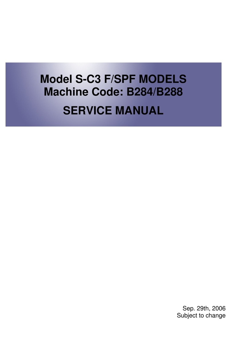 Ricoh S-C3 F Service manual