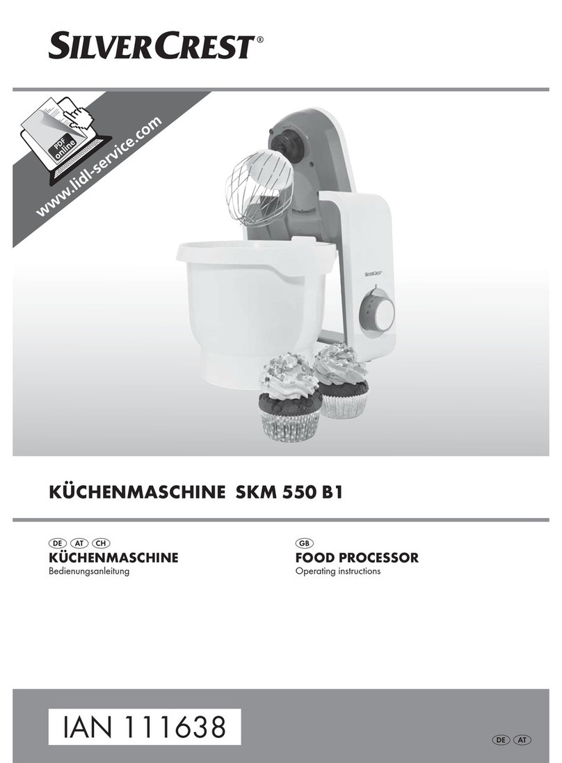 Silvercrest SKM 550 B1 User manual Silvercrest SKM 550 B1 User manual