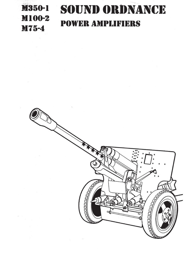 Sound Ordnance M350-1 User manual