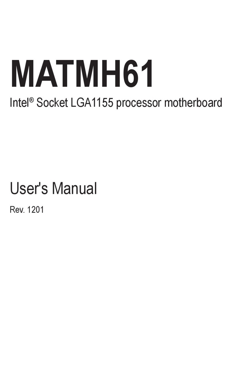 Gigabyte MATMH61 user manual