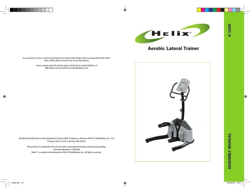 HELIX H 1000 ESPRIT Assembly manual