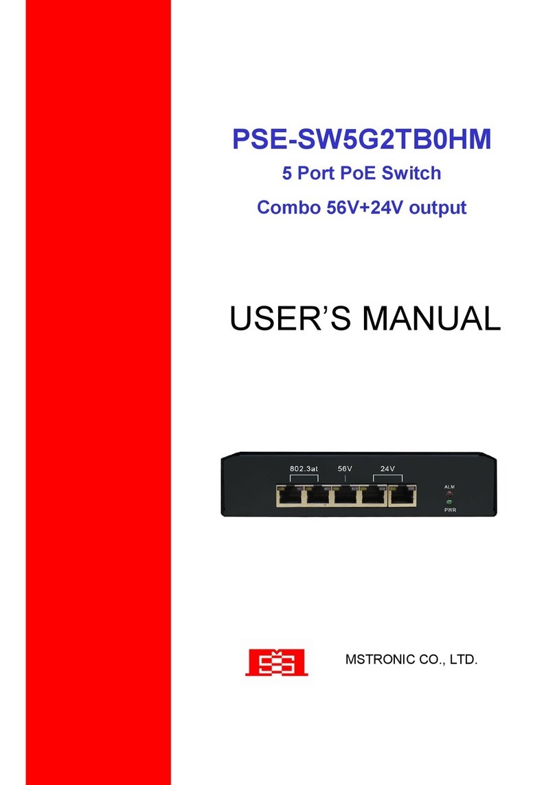 MSTRONIC PSE-SW5G2TB0HM user manual MSTRONIC PSE-SW5G2TB0HM user manual