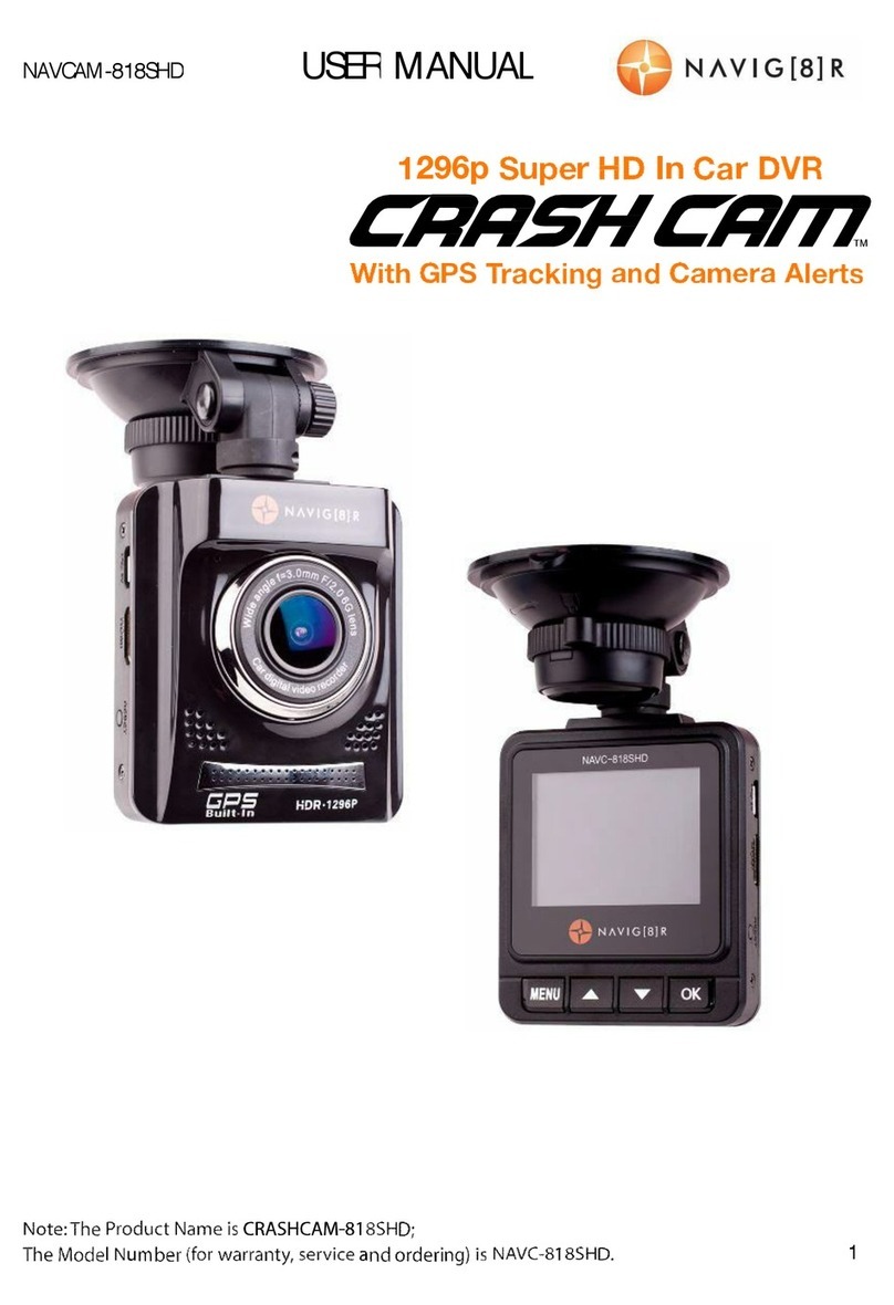 CRASH CAM NAVCAM-818SHD user manual