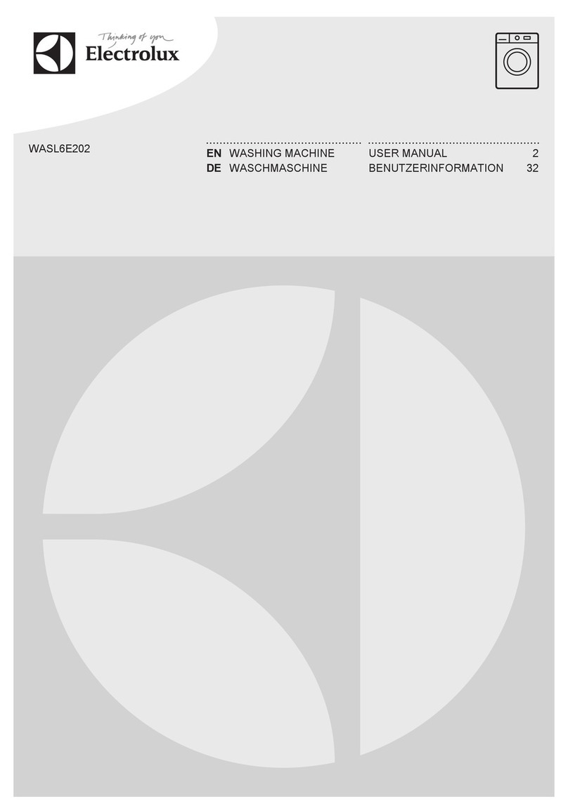 Electrolux WASL6E202 User manual