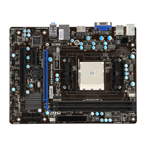 MSI FM2-A55M-E33 series User manual