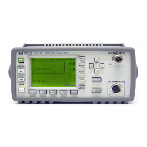 Agilent Technologies E4418B User manual Agilent Technologies E4418B User manual