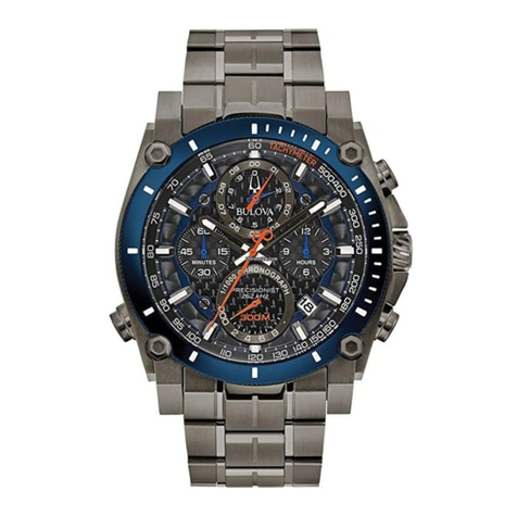 Bulova PRECISIONIST CHRONO Service manual