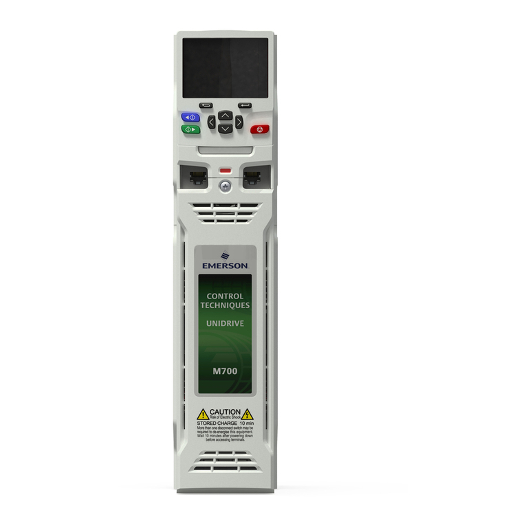 Emerson Unidrive M700 User manual