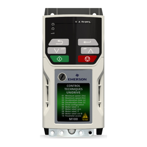 Emerson Unidrive M101 User manual