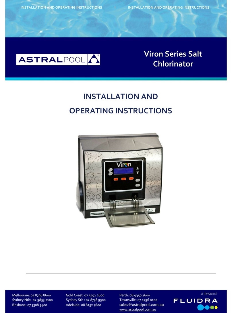 Astrapool Viron Series Installation and operating instructions