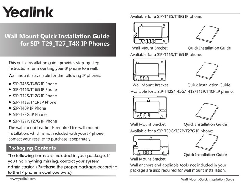 Yealink SIP-T4X User manual