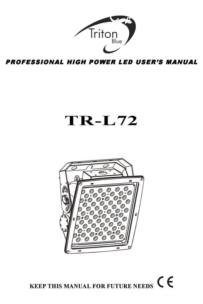 Triton Blue TR-L72 User manual