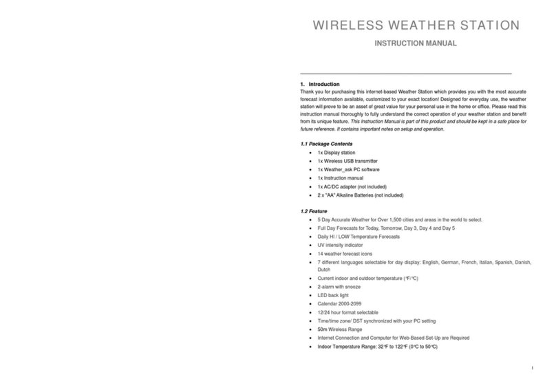 Fine offset WH2000 instruction manual