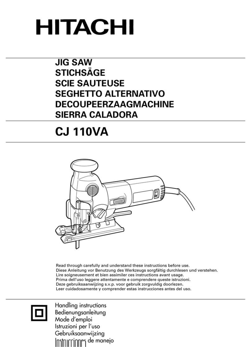 Hitachi CJ 110VA User manual