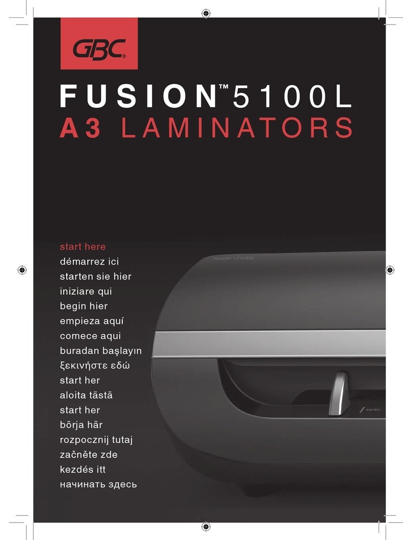 GBC FUSION 5100L Instruction Manual