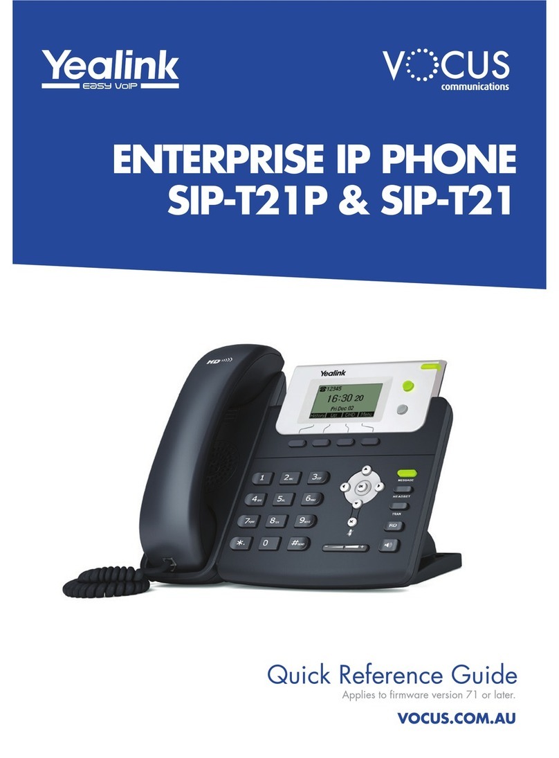 Yealink Yealink SIP-T21P User manual
