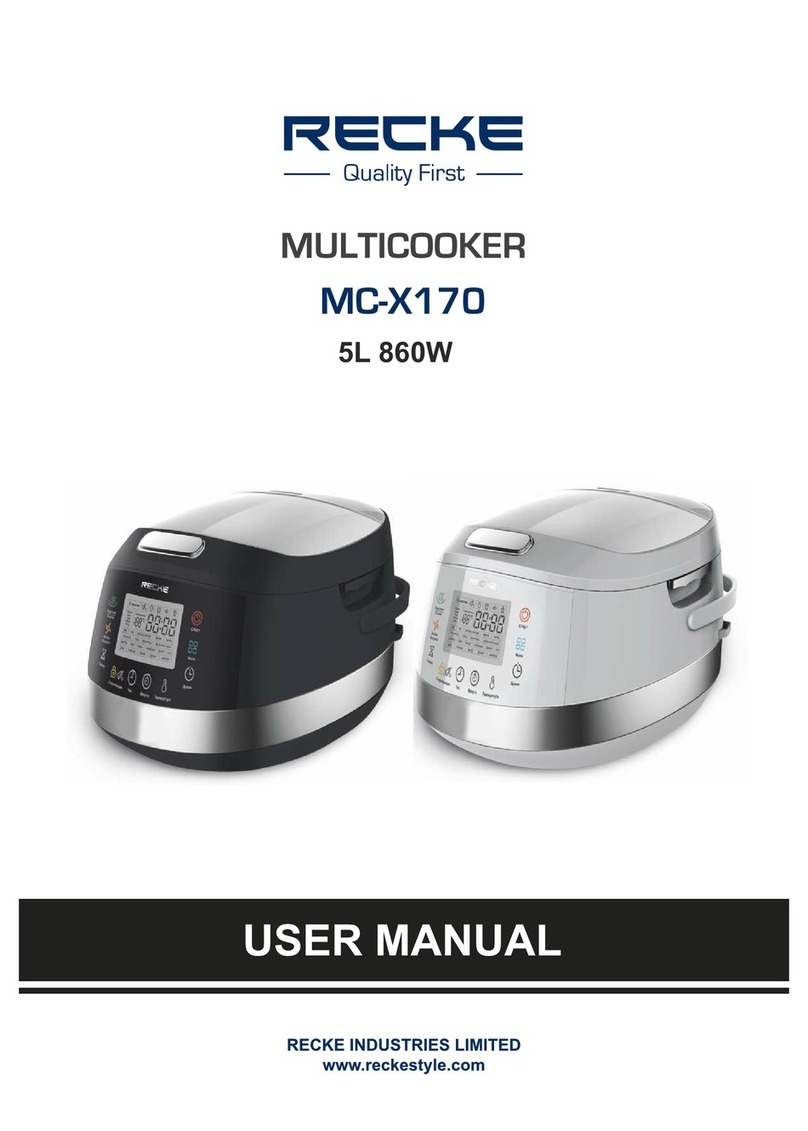recke MC-X170 User manual