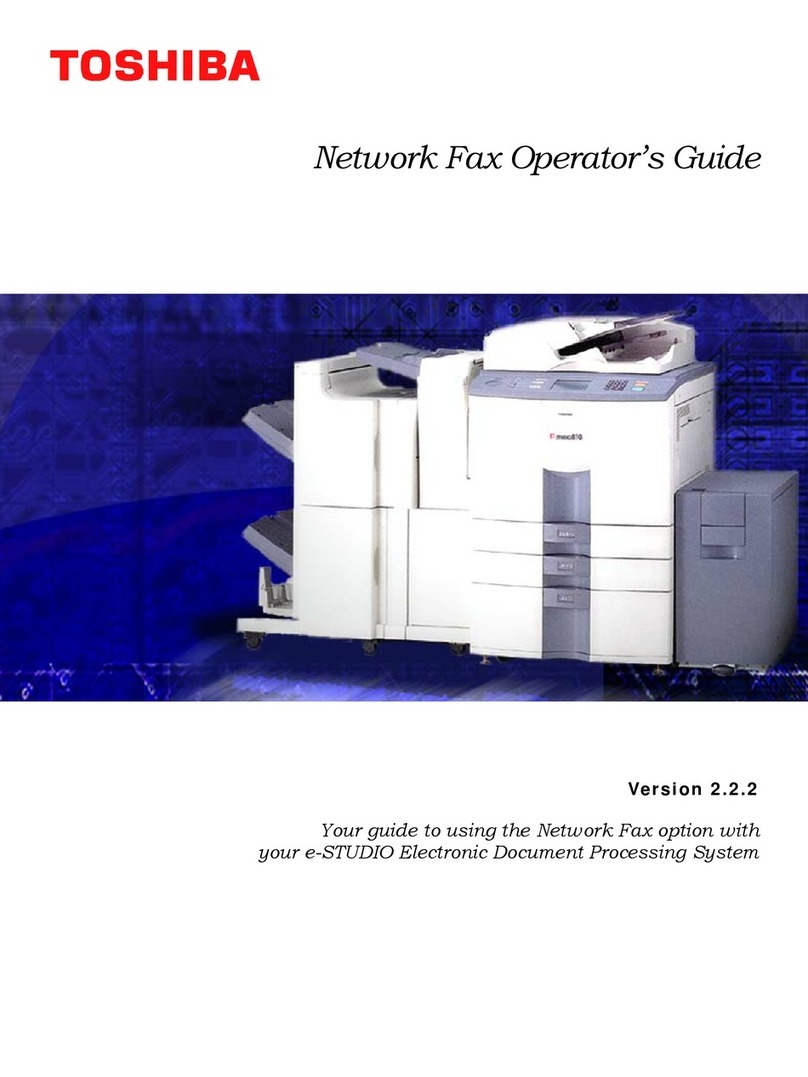 Toshiba e-STUDIO GL-1010 Installation and maintenance instructions