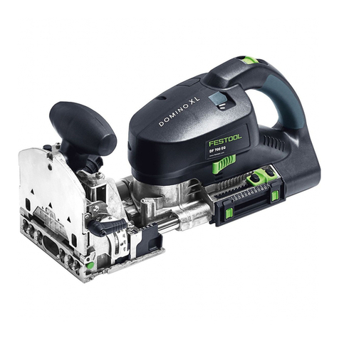 Festool Domino Machine user manual Festool Domino Machine user manual