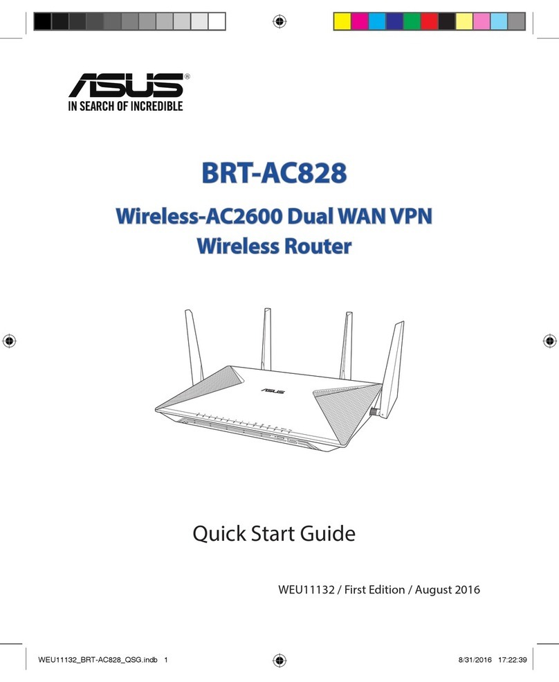 Asus BRT-AC828 User manual Asus BRT-AC828 User manual