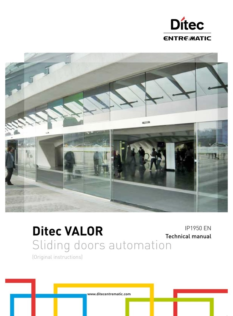 DITEC VALOR User manual