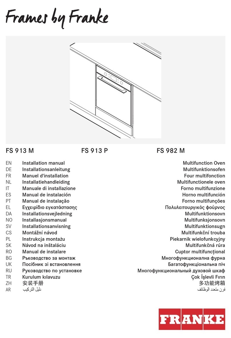 Franke FS 913 installation manual