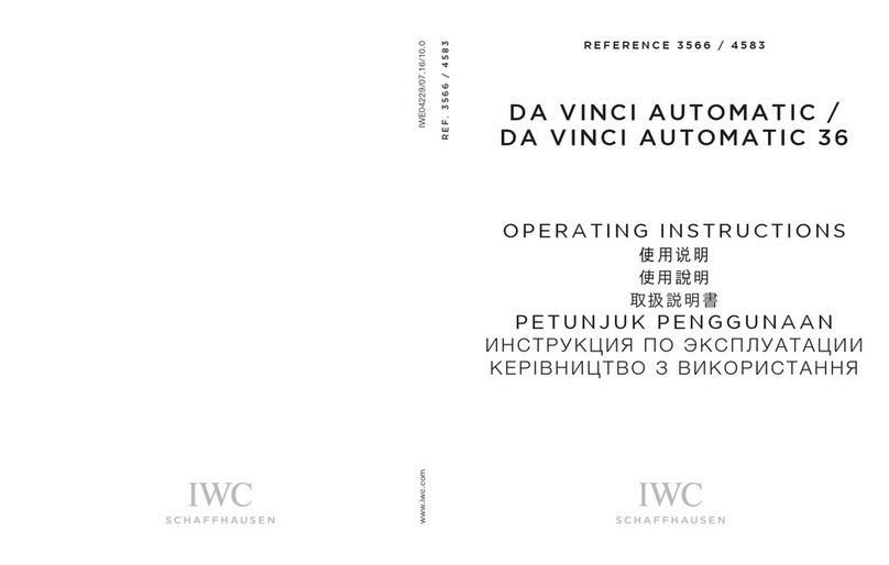 iwc IW3566 operating instructions