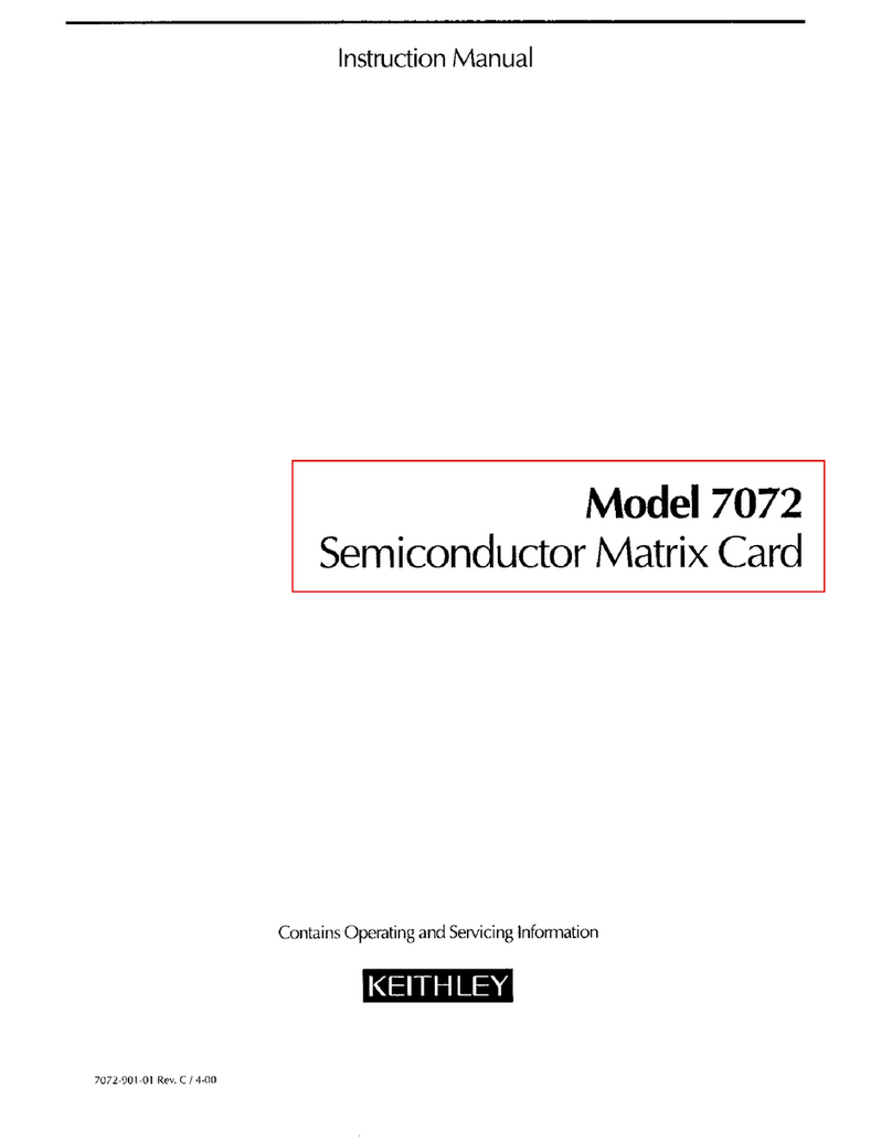 Keithley 7072 instruction manual