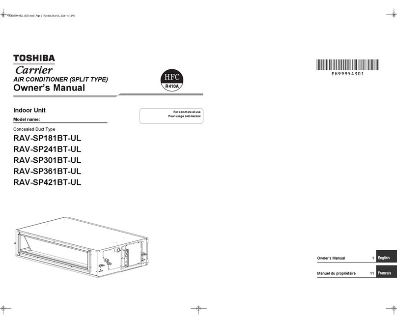 Toshiba RAV-SP181BT-UL User manual