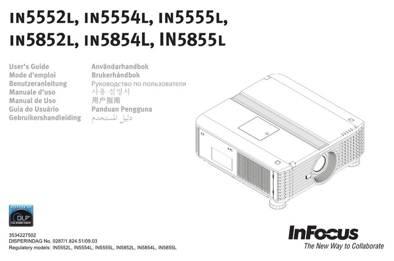 InFocus IN5552L User manual