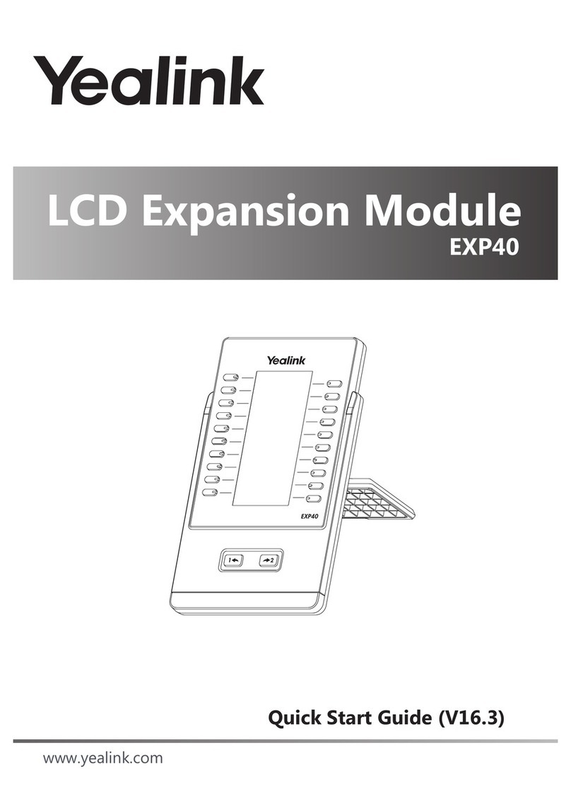 Yealink EXP40 quick start guide